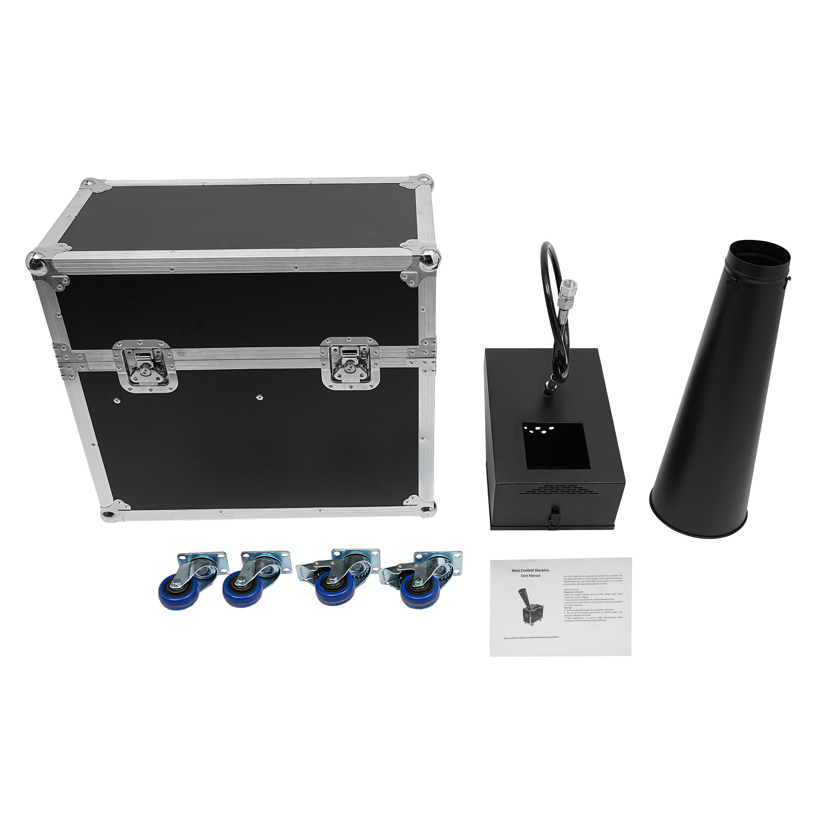 CO2 Confetti Machine with Flight Case Confetti Blaster Jet 19.68 ftUS