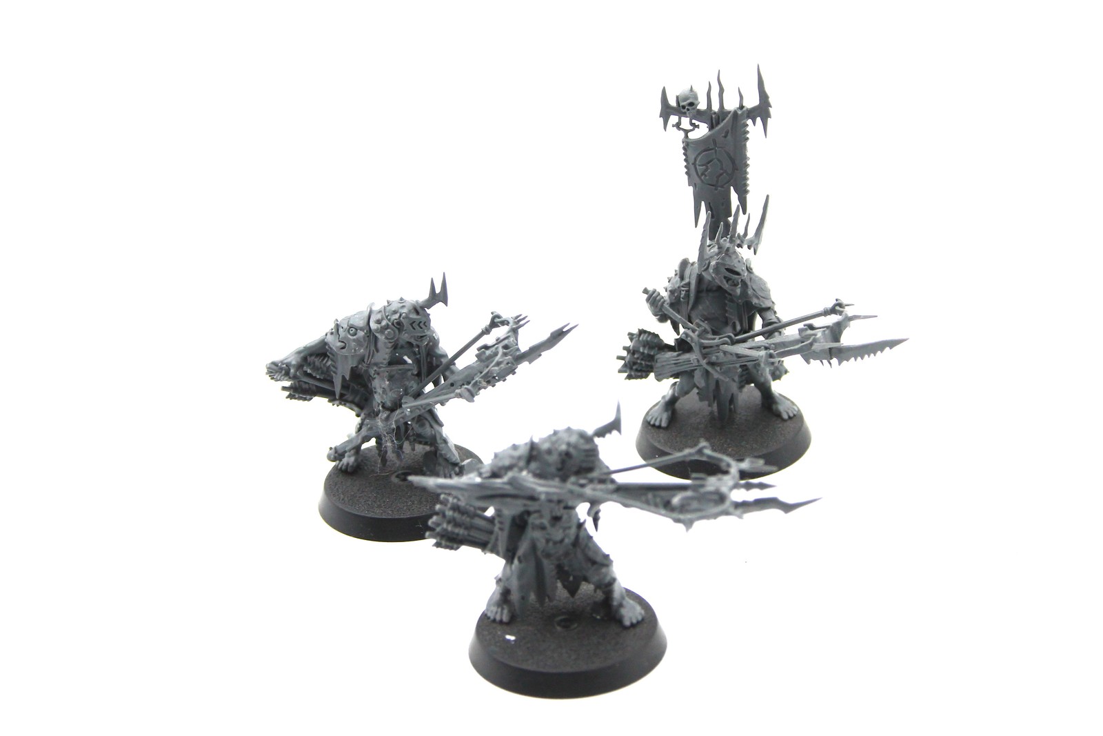 Used Warhammer AOS Kruleboyz : Man-Skewer Bolt Boyz (3x)