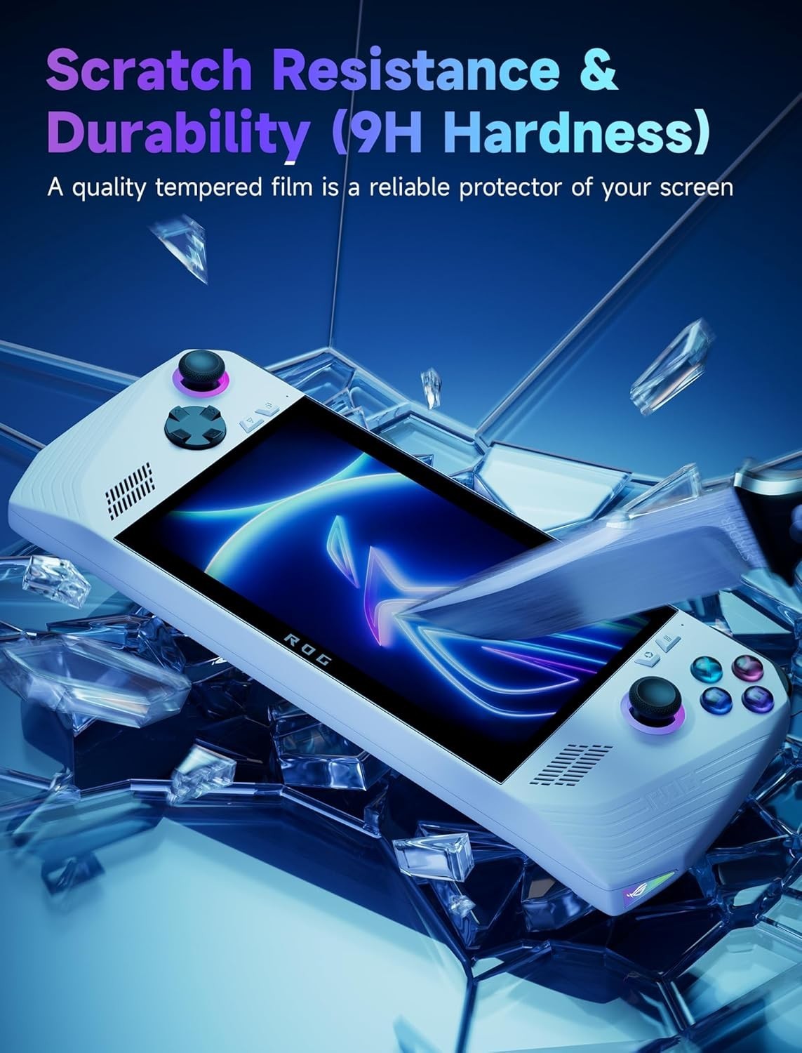 Ultra-Thin 9H Hardness Anti-Scratch Screen Protector for ROG Ally | 2-Pack