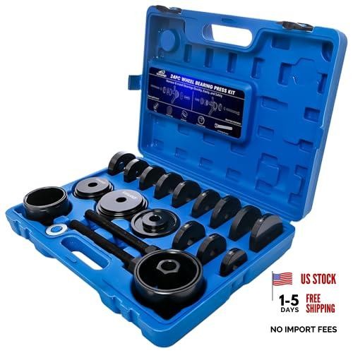 24pc Wheel Bearing Press Kit for Easy Removal & Installation FWD Bearing