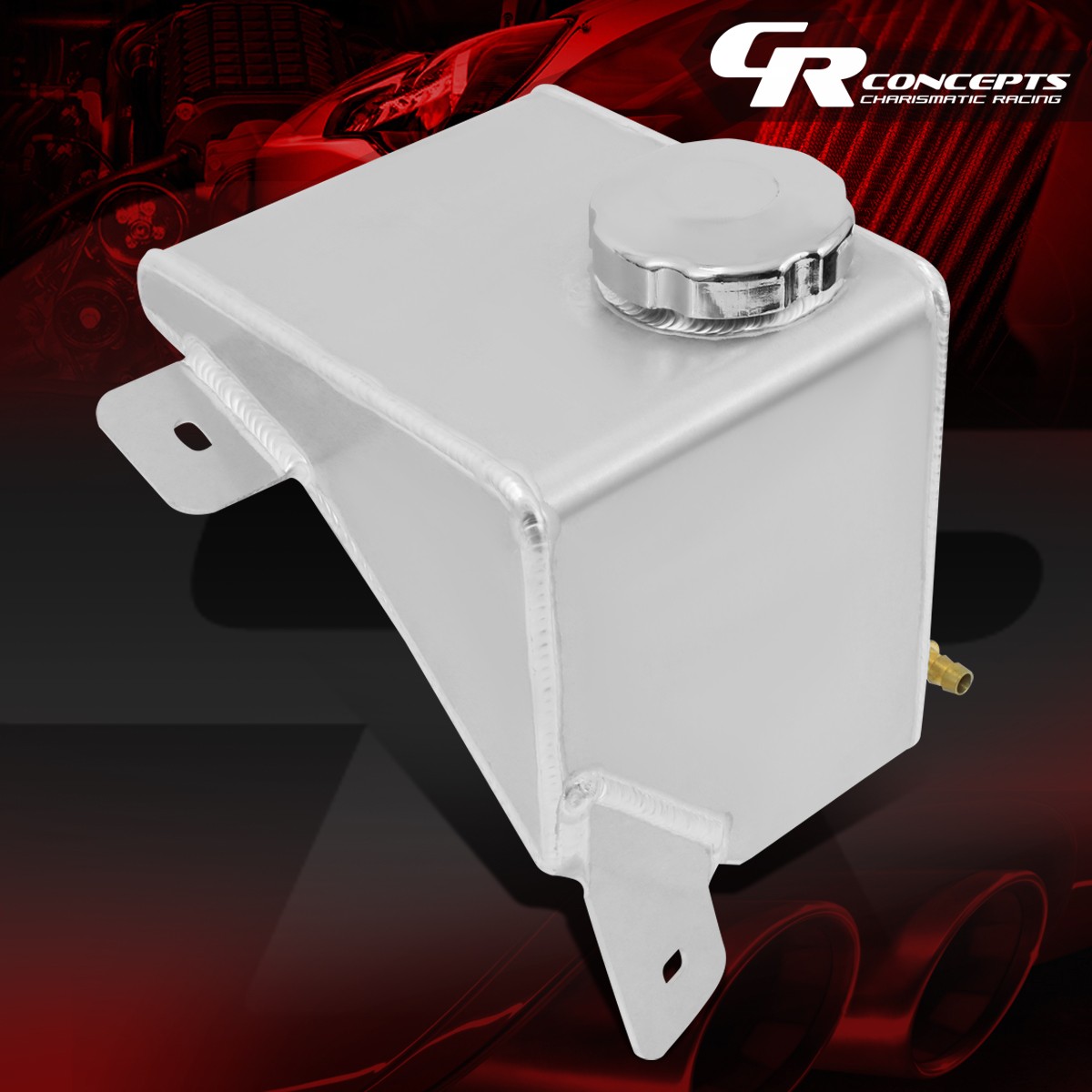 ALUMINUM COOLANT EXPANSION TANK/CAN RECOVERY BOTTLE FOR 82-92 CAMARO/FIREBIRD