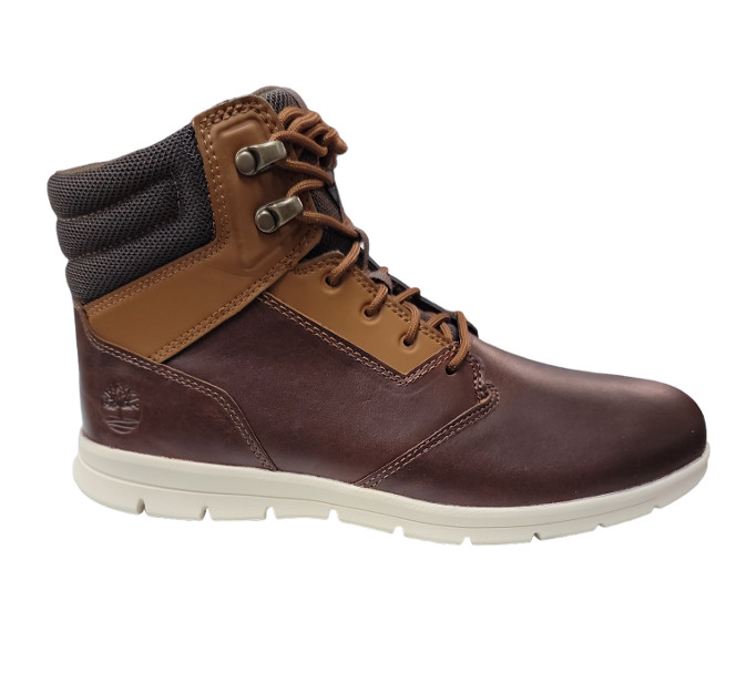 Men's Timberland Graydon Sneaker Boot Dark Brown Full Grain Leather TB0A1OEE 231