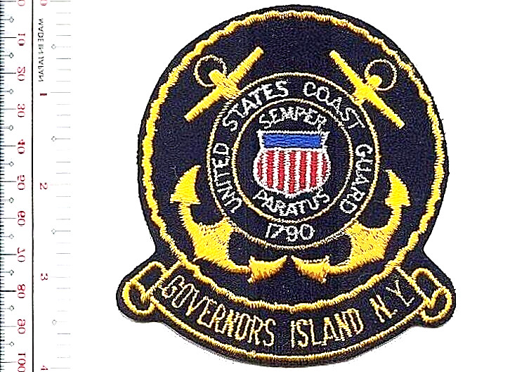 US Coast Guard Governors Island 1966 to 1996 New York City Harbor vel NO TARIFF