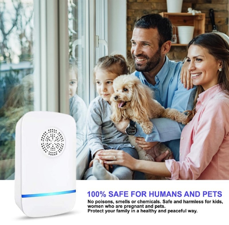 (3 Pack) 6 pcs Ultrasonic Pest Repeller Control Electronic Repellent Bug Pests