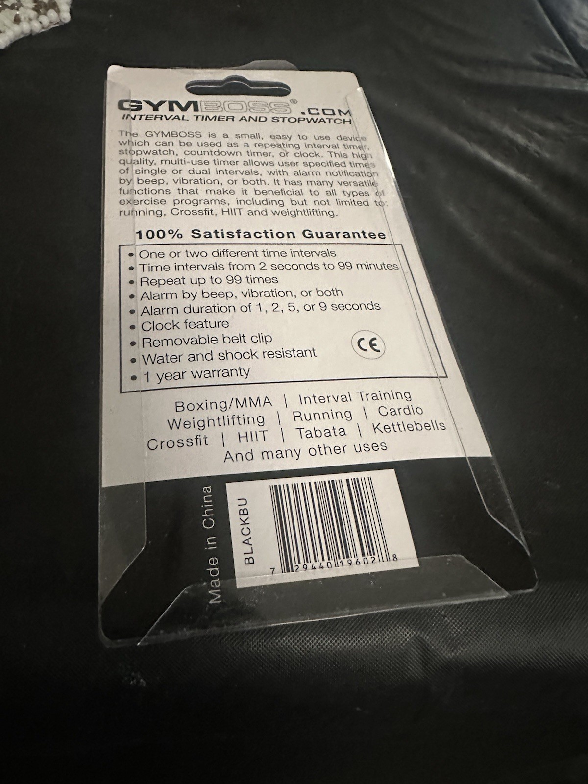 gym boss interval timer