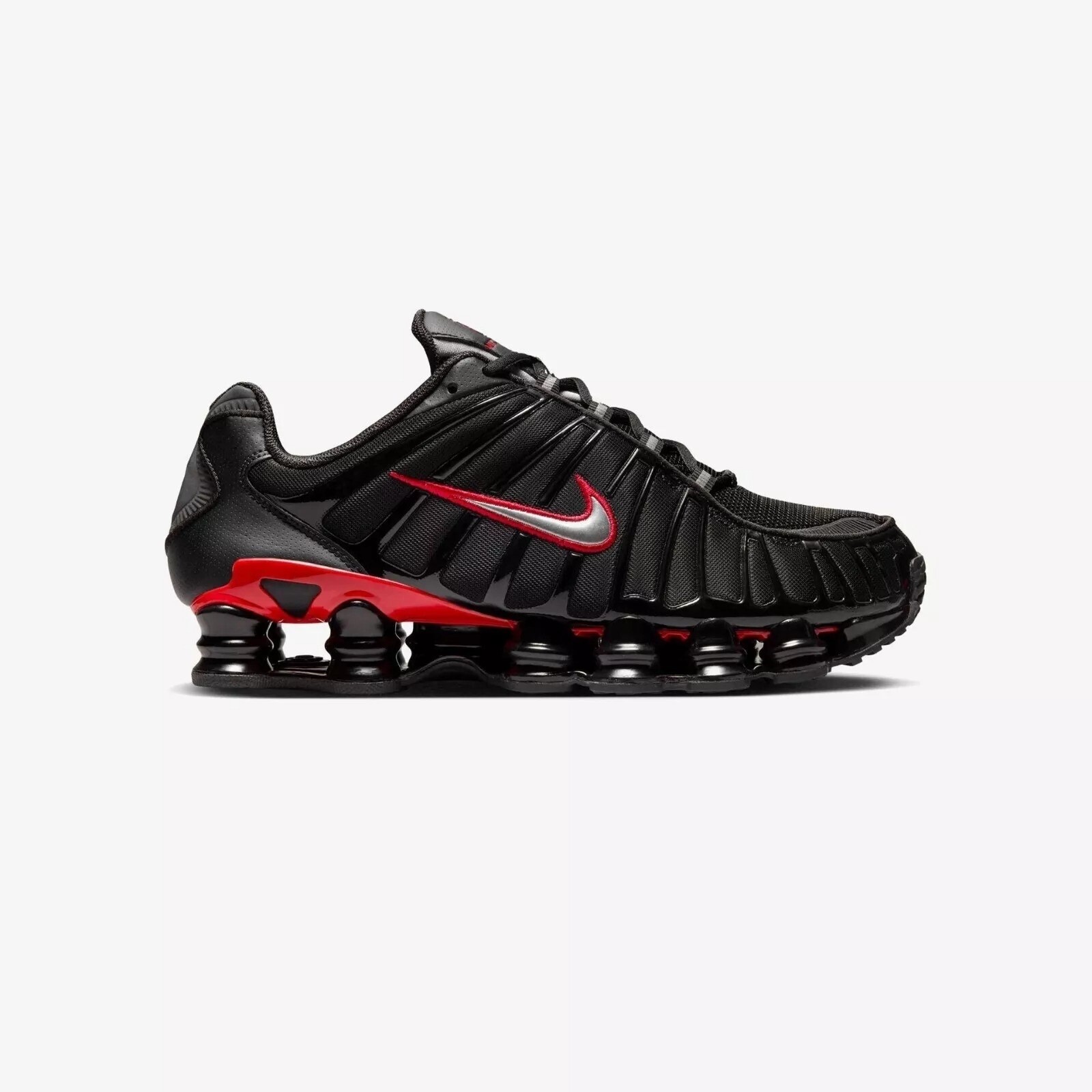 Nike Shox TL Shoes Black College Red Silver CN0151-003 Men's Size 7-12