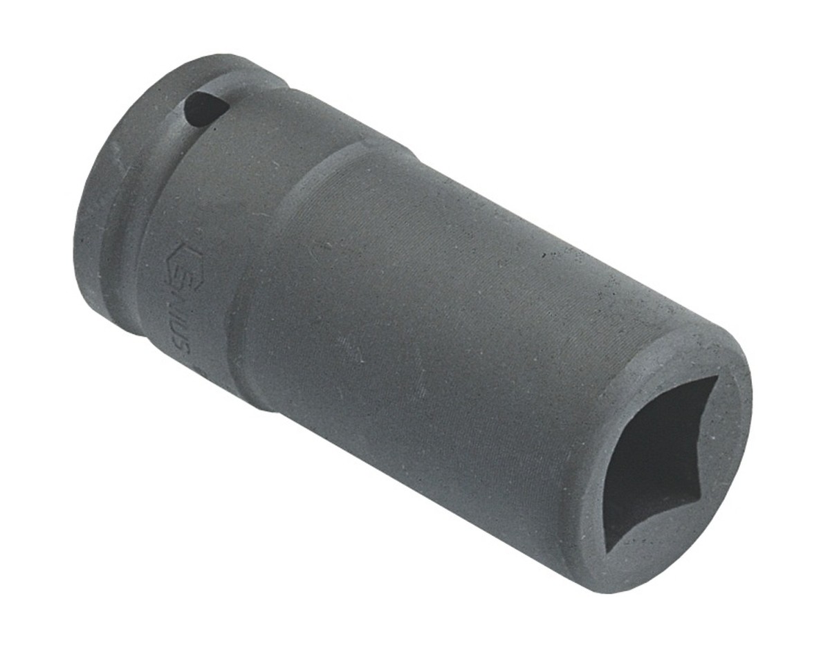 Genius Tools Impact Socket 11/16 Inch Budd Wheel 3/4 Inch Drive Heavy-Duty Ch...