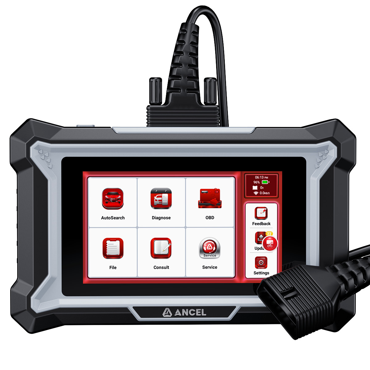 ANCEL DS100 Auto OBD2 Car Diagnostic Scan Tool 7 Resets Throttle Relearn Tablet