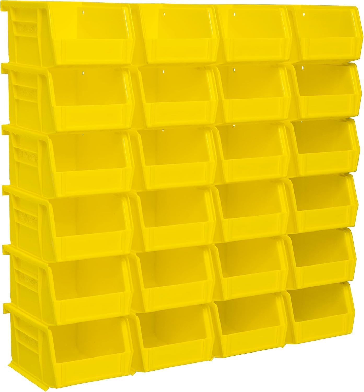 30210 Akrobins Plastic Storage Bins, Space-Saving Stackable Bins for Garage, Pan