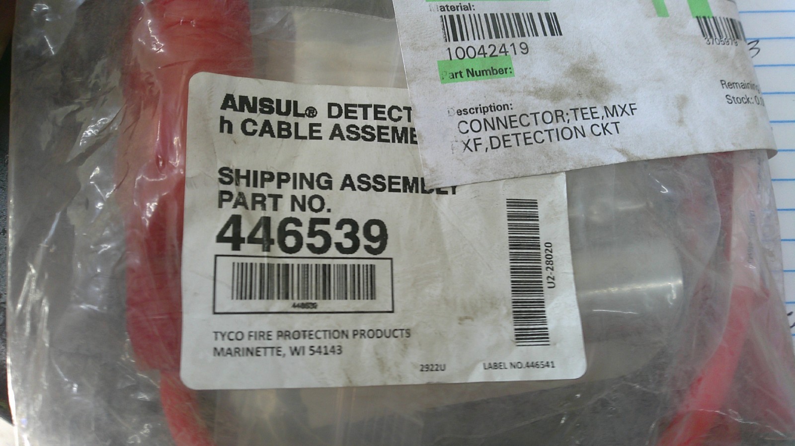 Ansul Detection Cable Assembly 446539