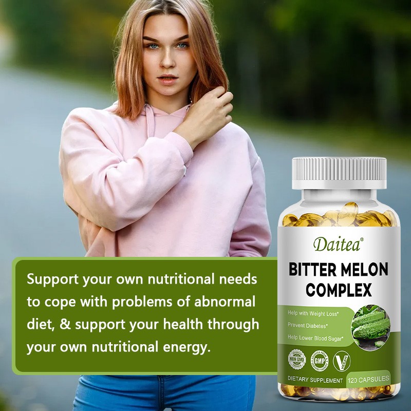 Organic Bitter Melon Complex Extract 120 Capsules - Blood Sugar Support 2500mg