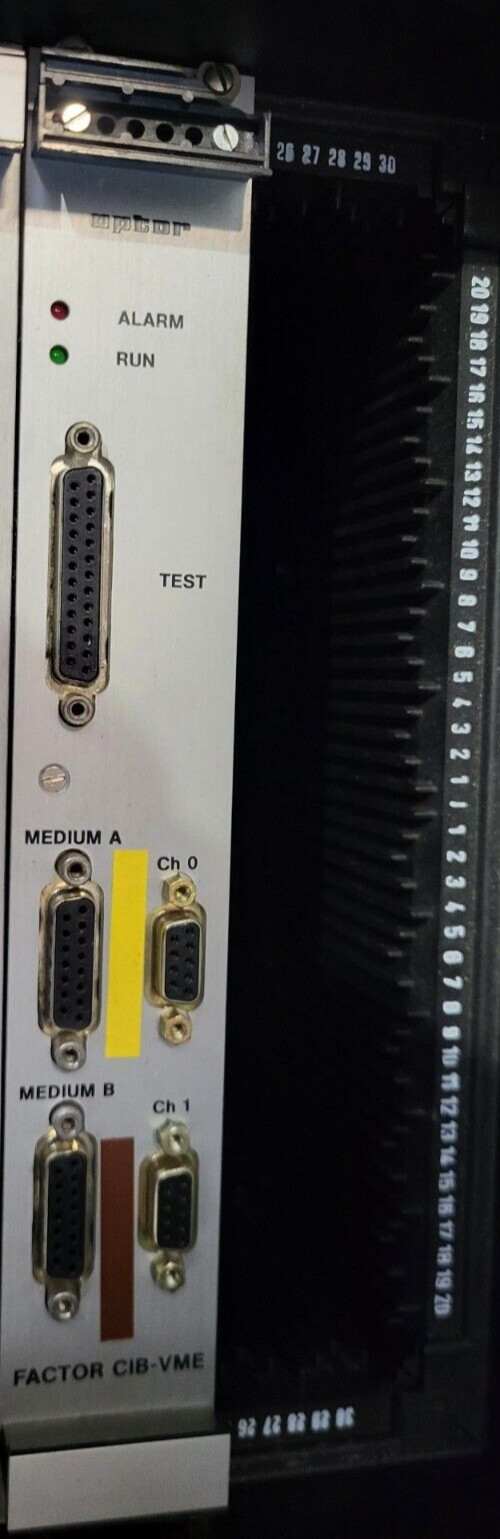 APTOR CIB-VME CIB/10/VME2M/DCR/386 VME CARD W/ MODULES (ubb26)