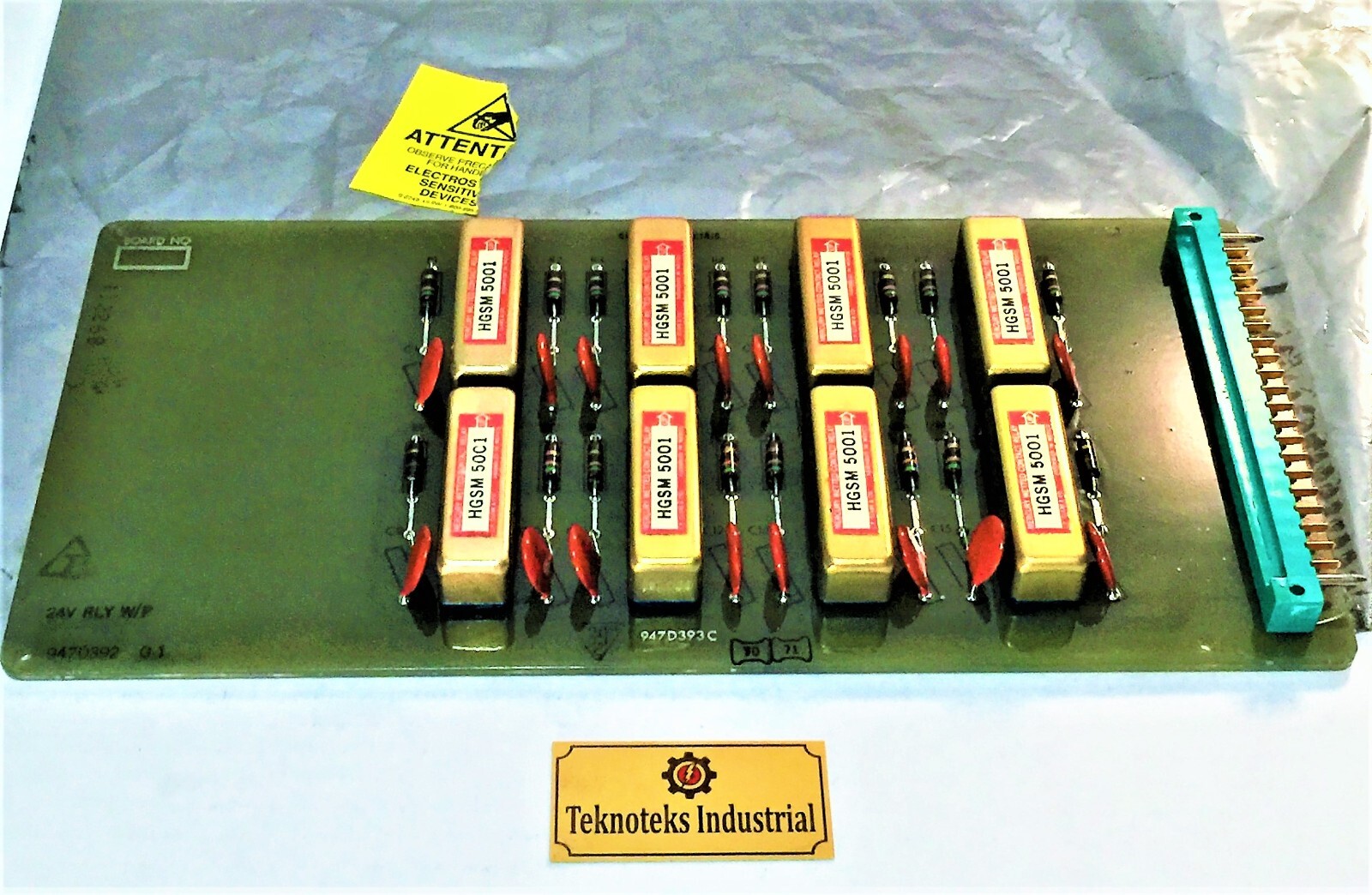 GENERAL ELECTRIC 947D392G1 CIRCUIT BOARD 947D393C