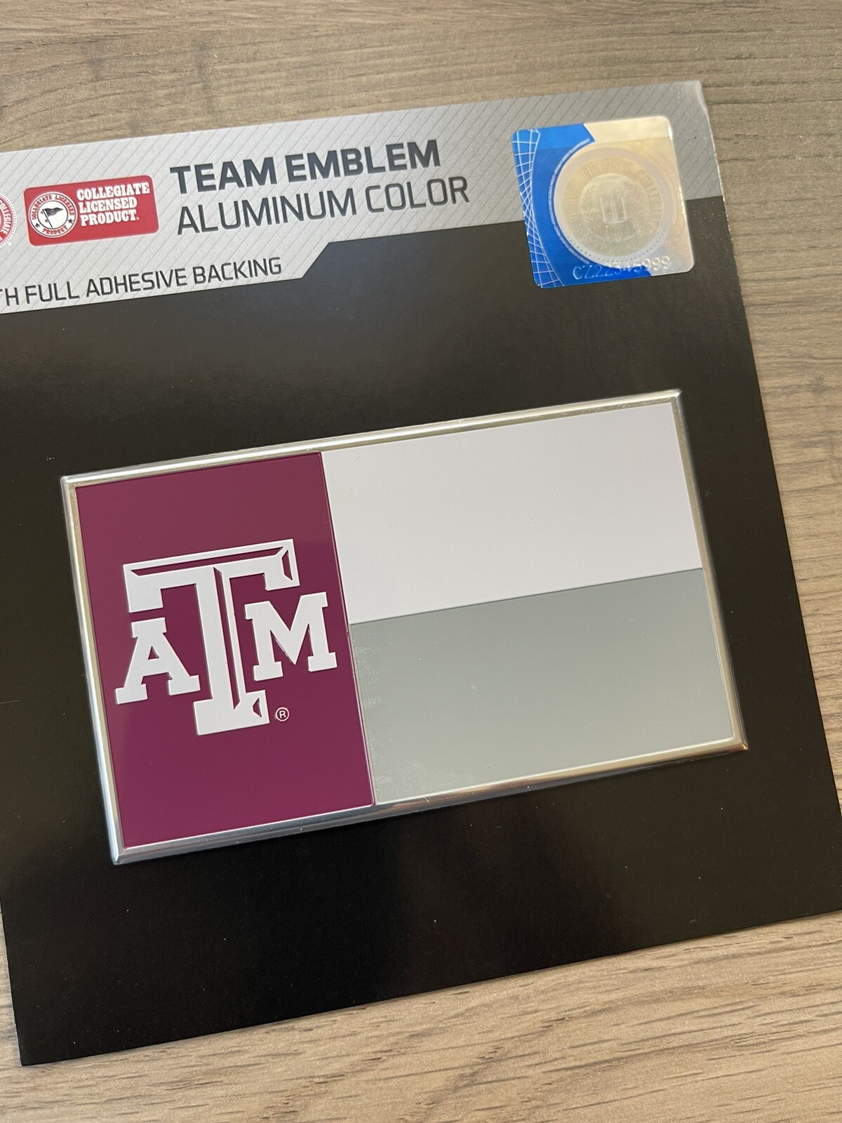 Texas A&M Aggies Metal Car Auto Emblem Logo State Of Texas Sticker FREE SHIPPING