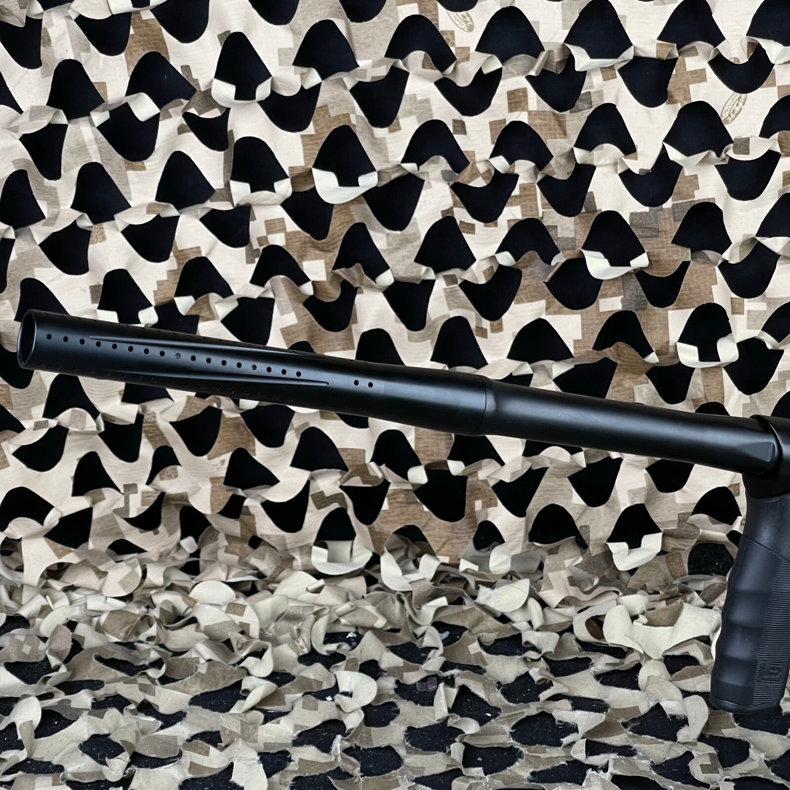 NEW Push Propel Mechanical Paintball Gun - Black/Grey