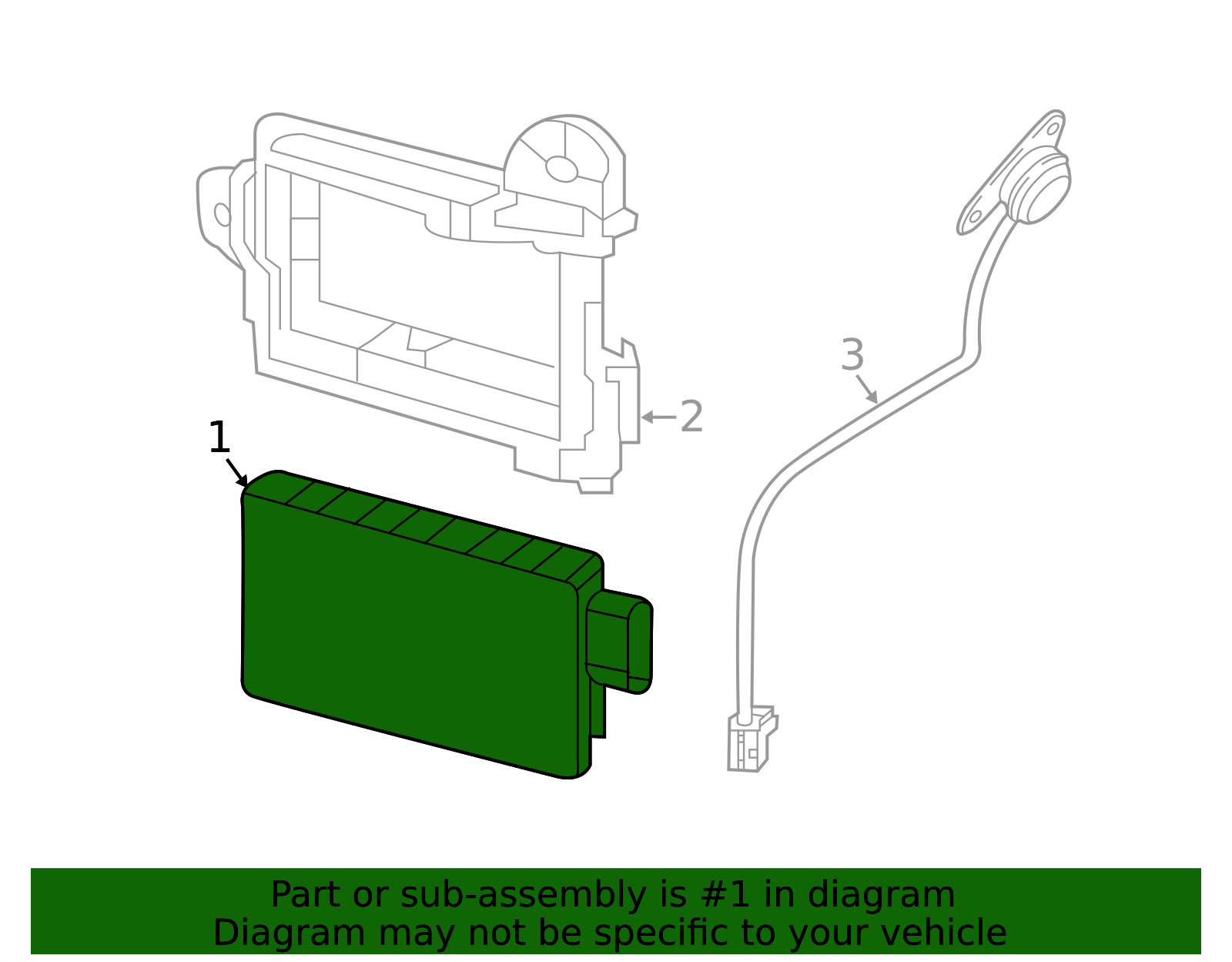 Genuine Nissan Blind Spot Detection System Warning Sensor 284K0-5AA2F