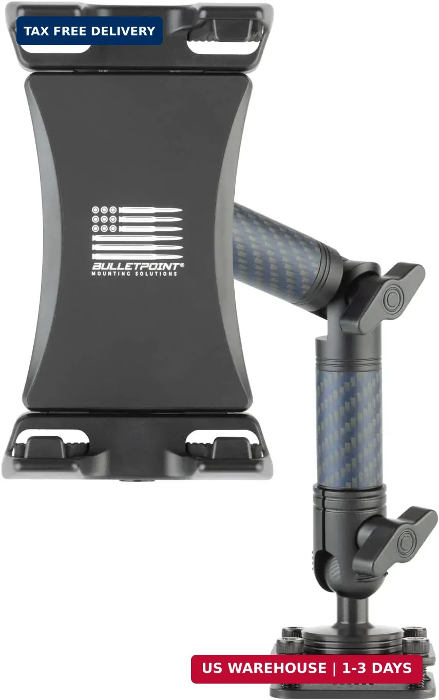 Bulletpoint Heavy Duty Vehicle Tablet Mount with Adjustable Mounting Arm Articul
