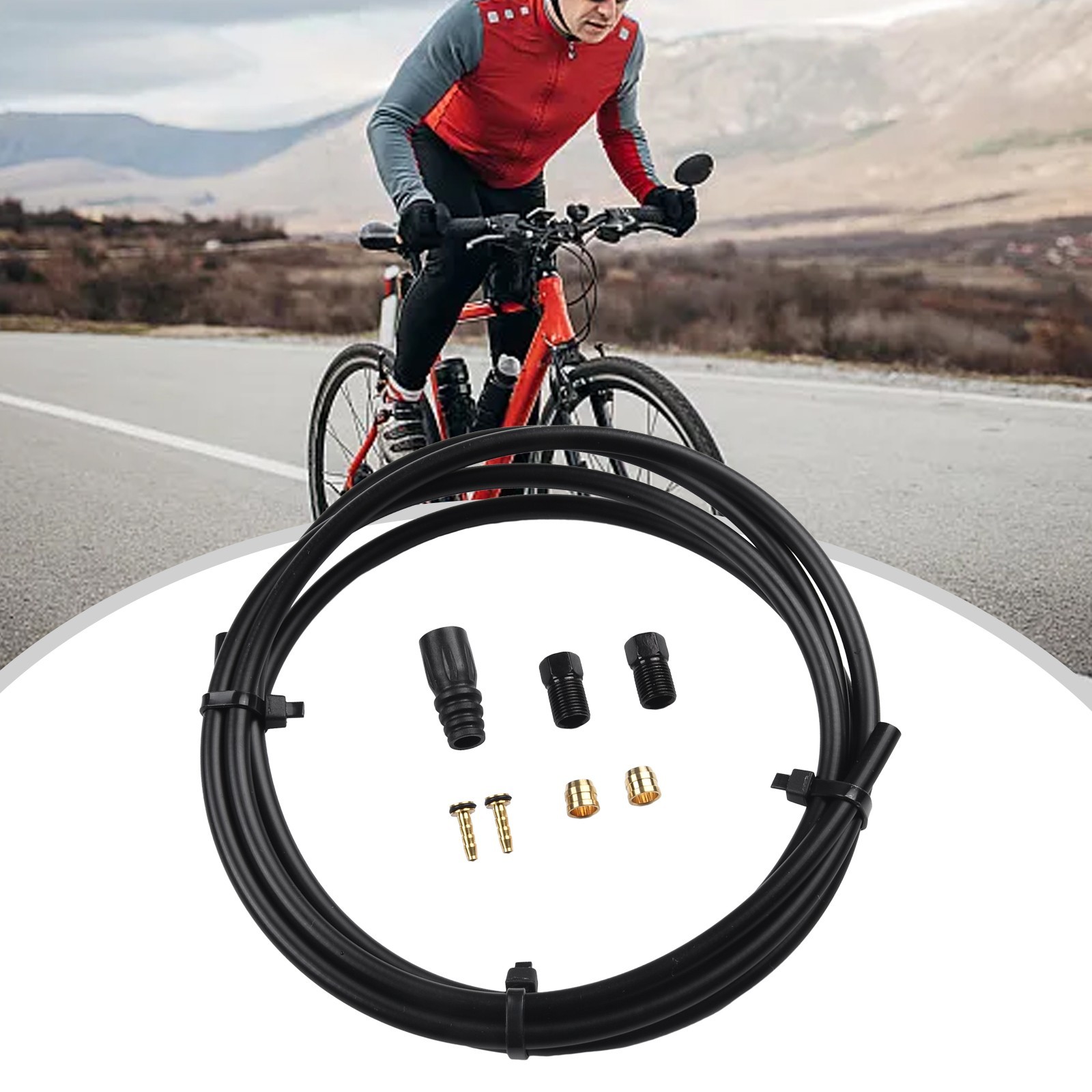 1 Set For Tektro Tubing Hydraulic-Disc Brake Oil Tube Pipe MTB Bike Brake Hose