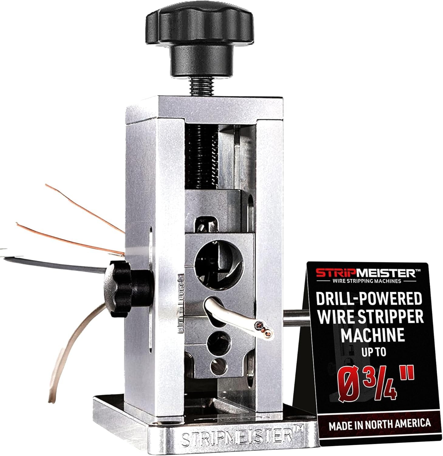 Safety-First Wire Stripper - Ø3/4" Capacity
