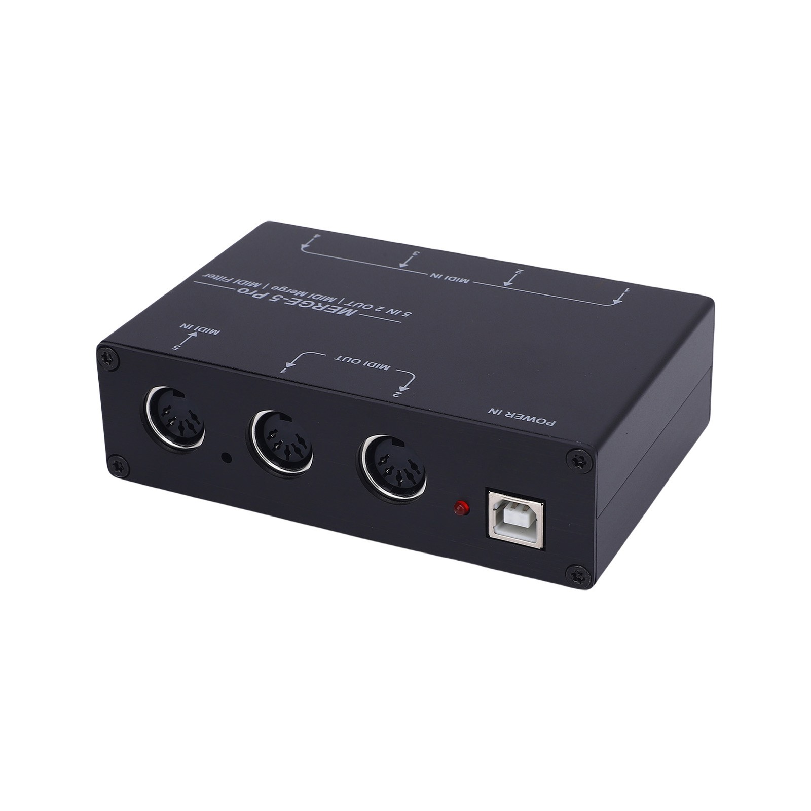 USB MIDI Host Box MIDI Splitter For MIDI Keyboard