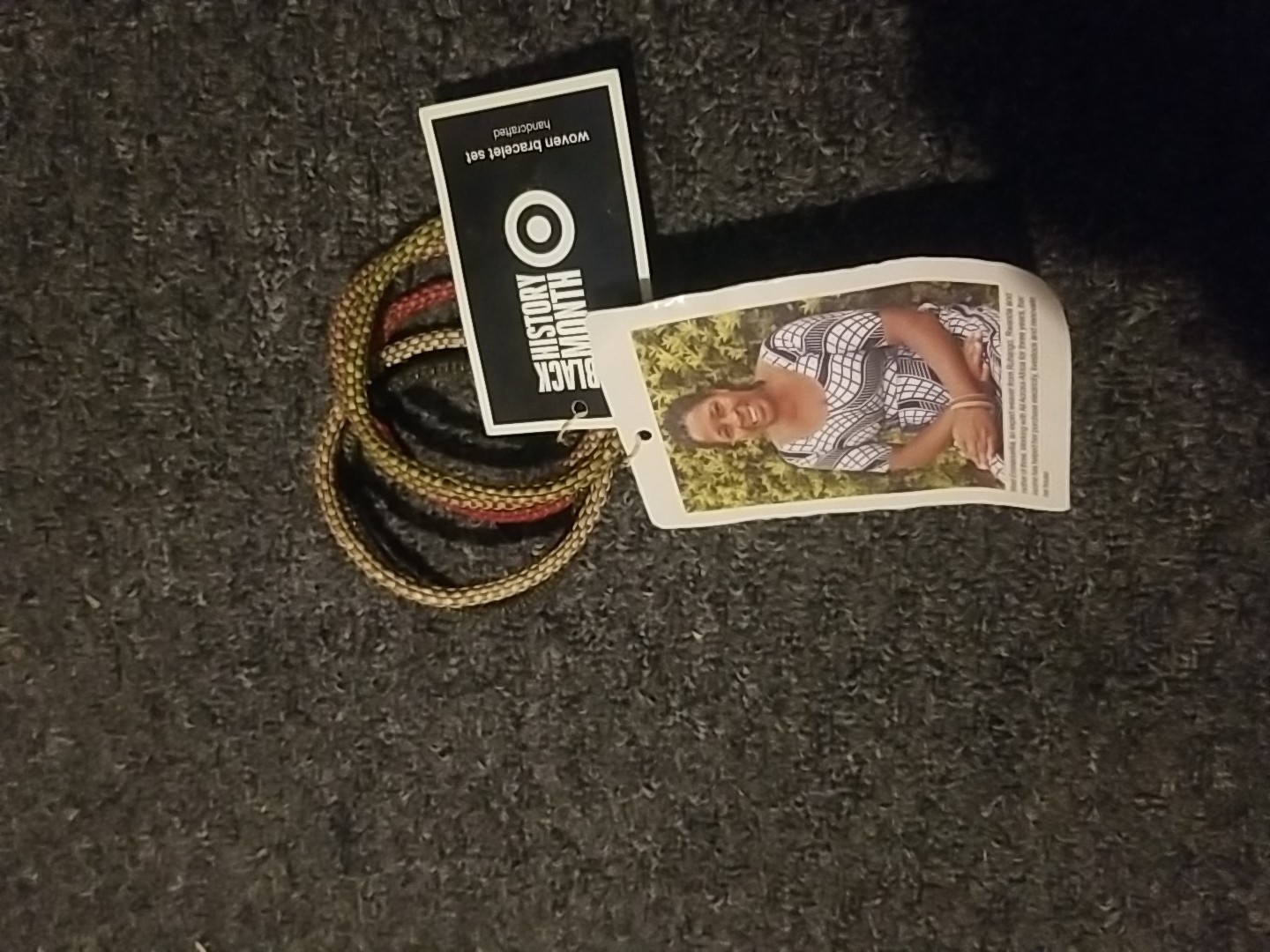 Lot Of 5 Handmade From RWANDA Woven Bracelets..