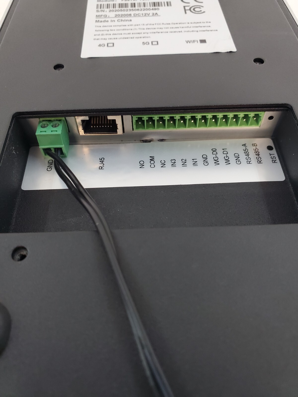 Tidel IES-50 Facial Recognition System