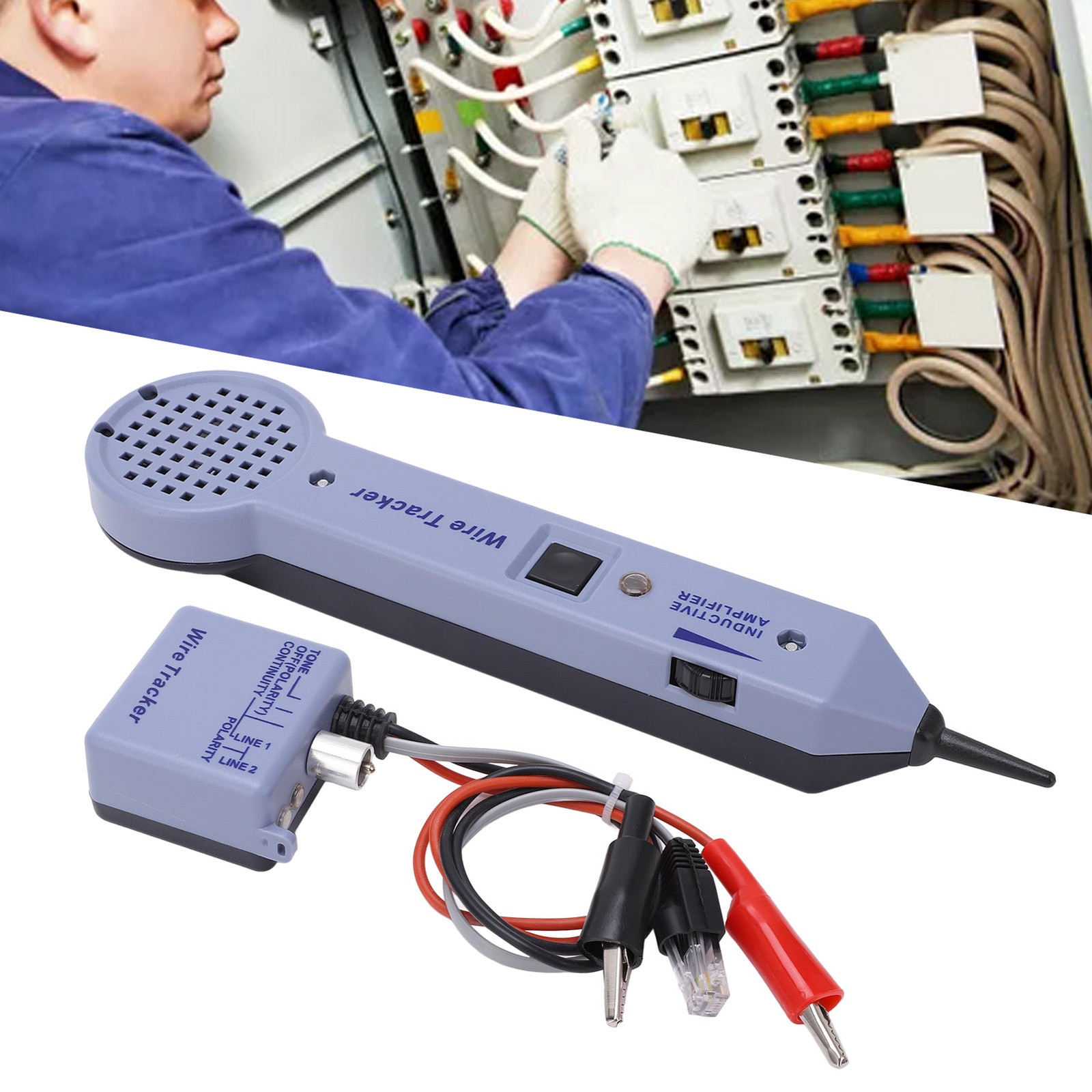Network Cable Tracing Tester Kit Audio Adjustable Induction Amplifier Cable N