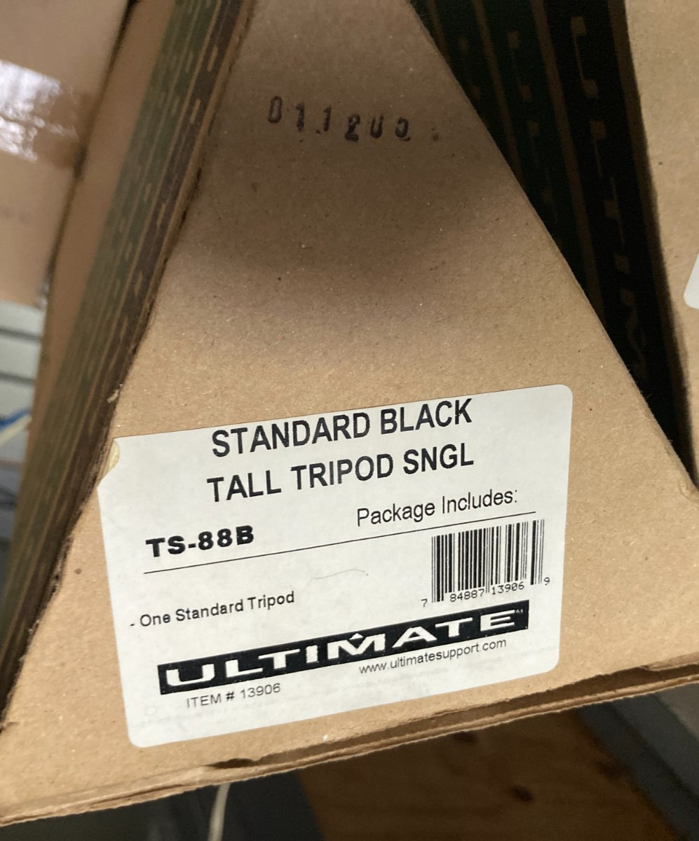 Ultimate Support TS-88B Tripod Speaker Stand - New in Box