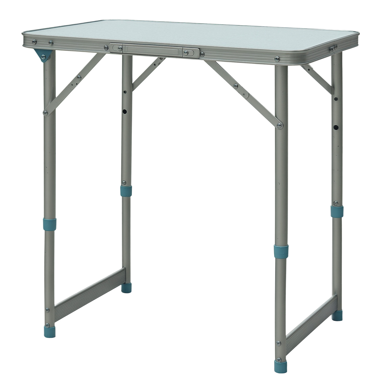 Outdoor Portable Folding Picnic Table Patio Roll up Camping Square Aluminum