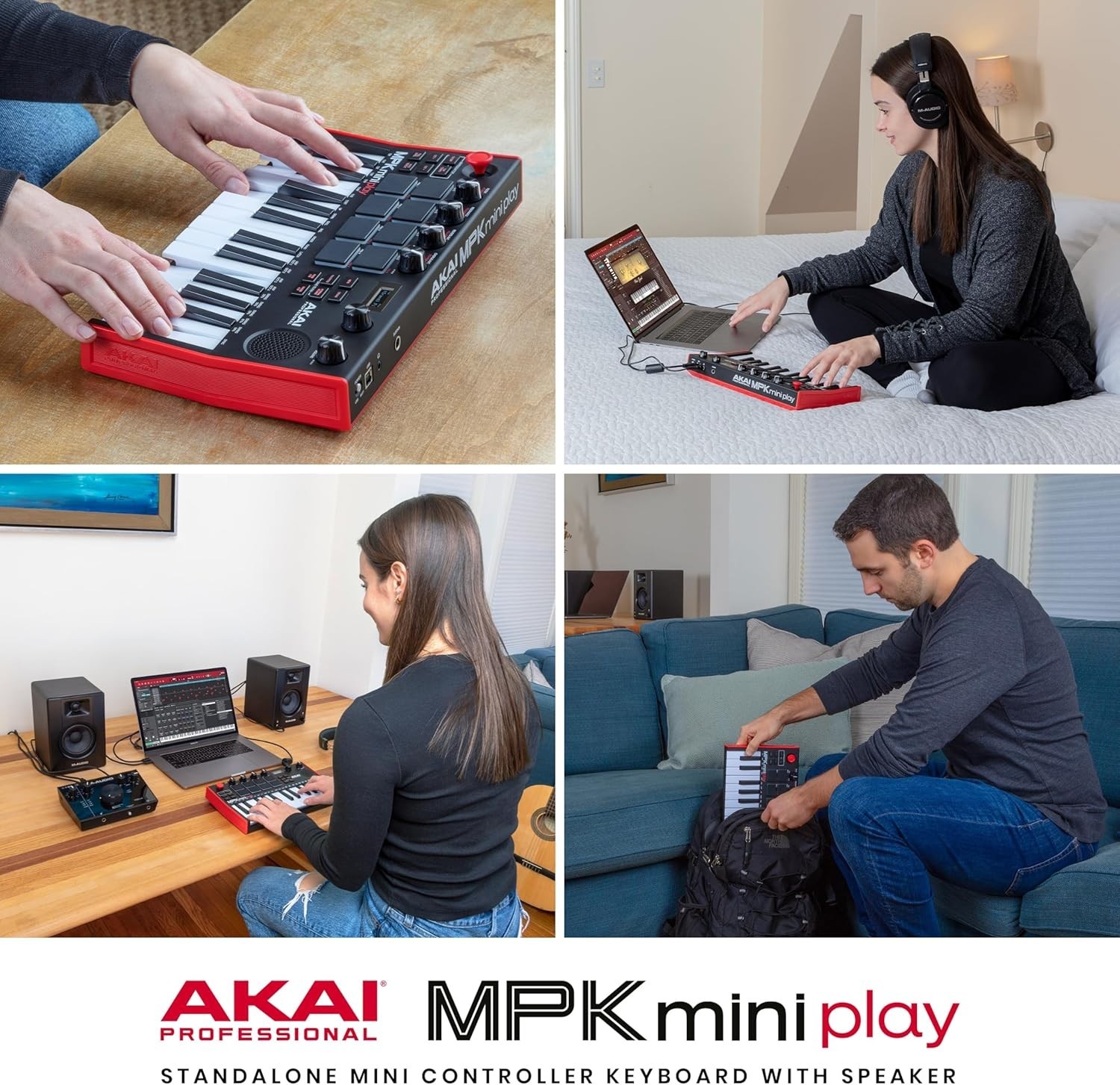 Compact 25-Key USB Keyboard Controller with MPC Pads