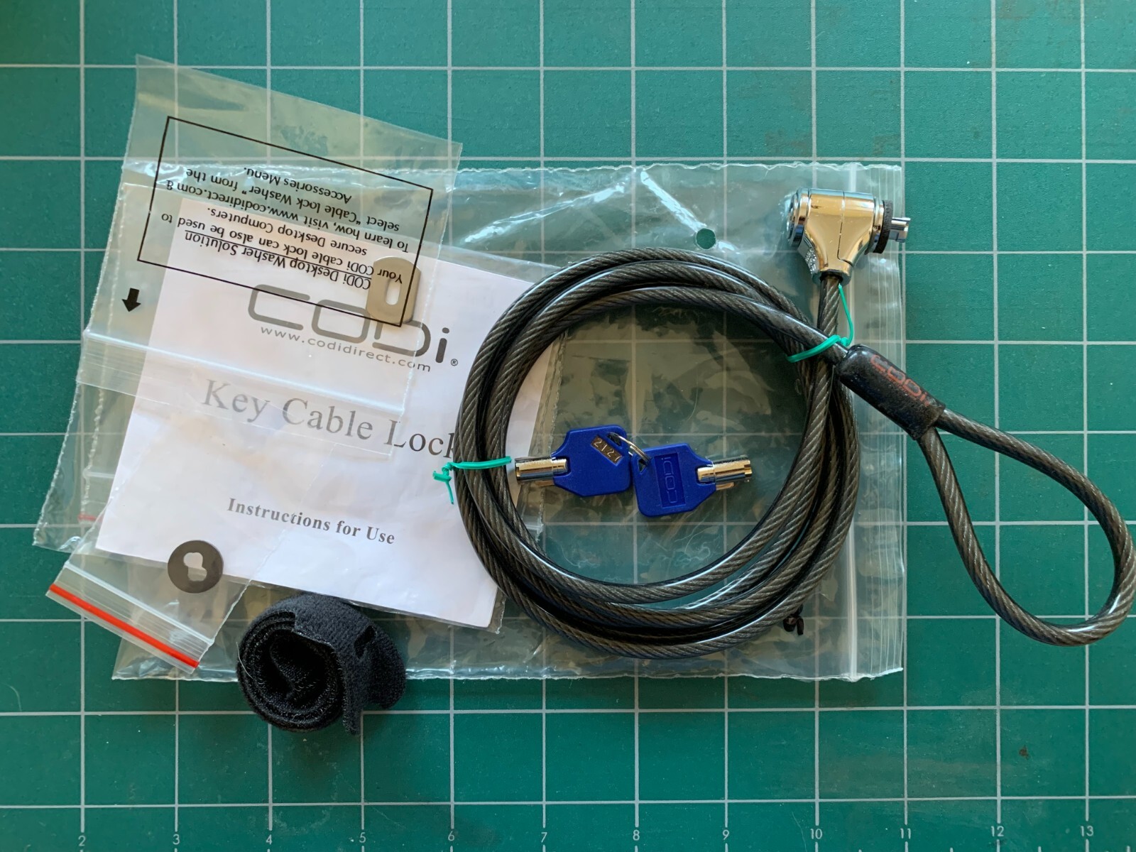 Brandd New CODi Cable Lock 2 Key Laptop Notebook Computer 6ft