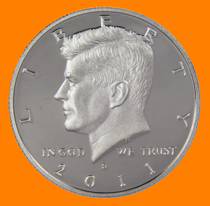 2011 S Kennedy Half Dollar ~ Choice BU Proof Clad  ~ US Coin Collectible