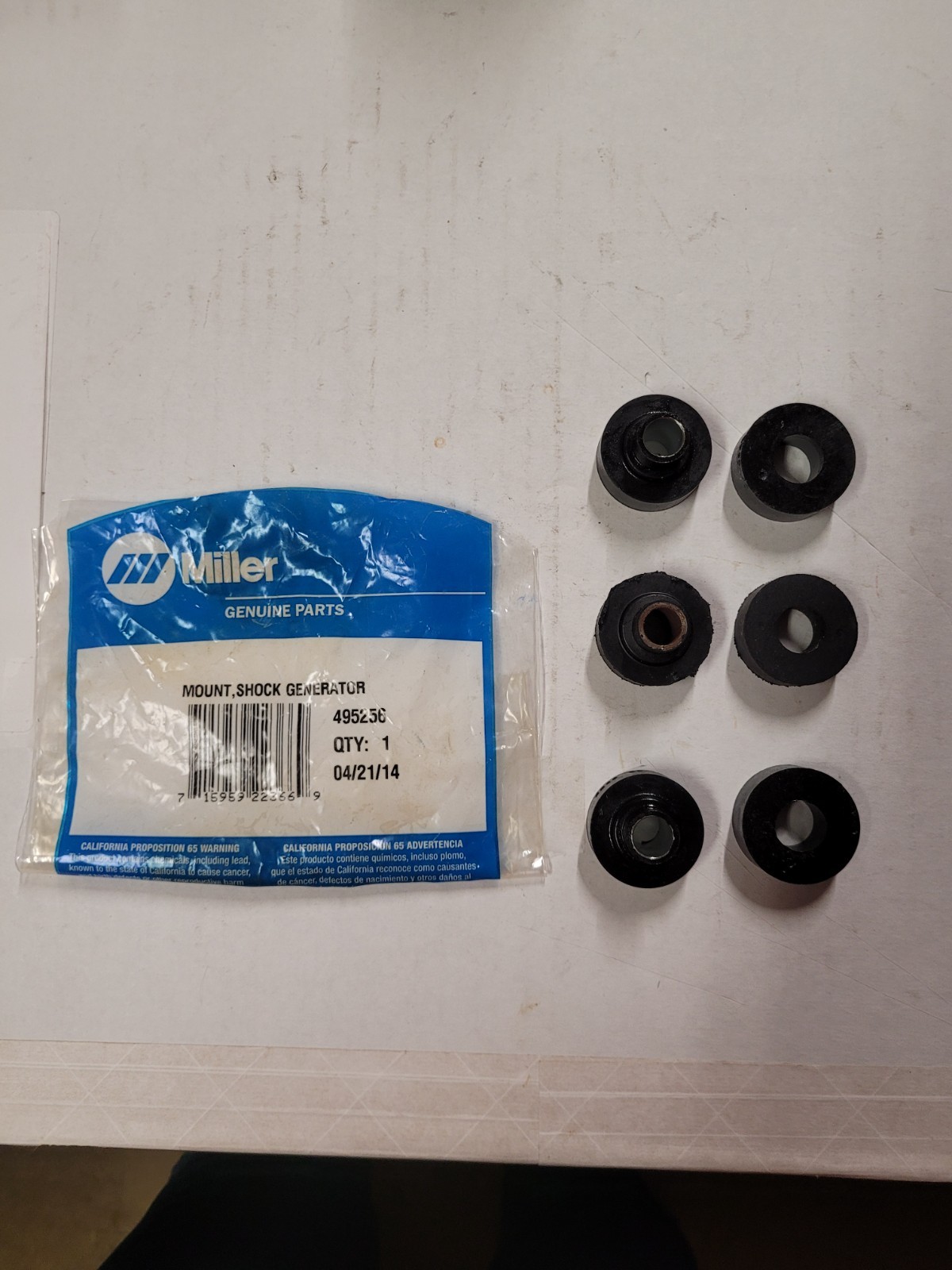MILLER® ELECTRIC 495256  GENERATOR SHOCK MOUNT + FREE SHIPPING!!!