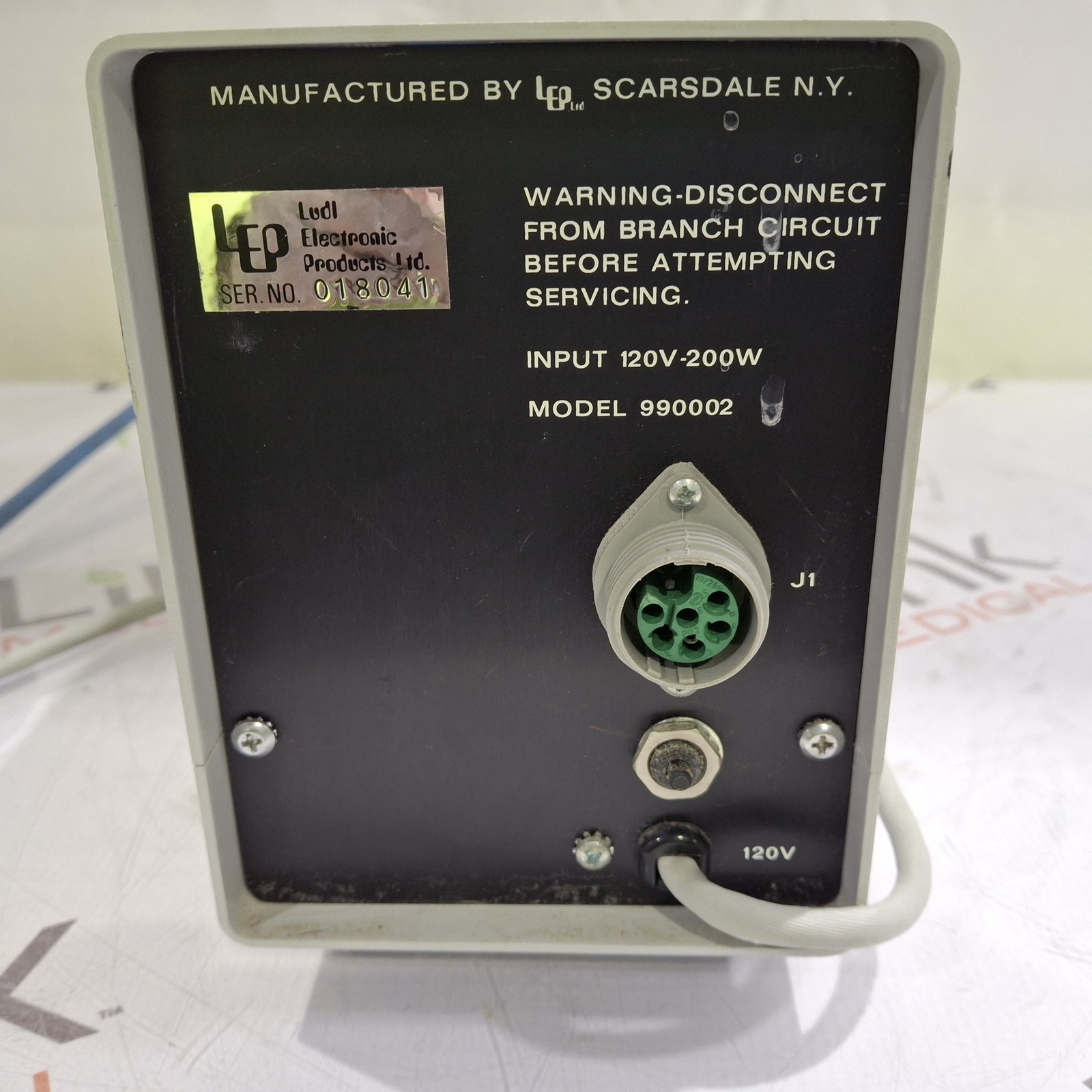 LUDL ELECTRONIC LEP Arclamp Power Supply