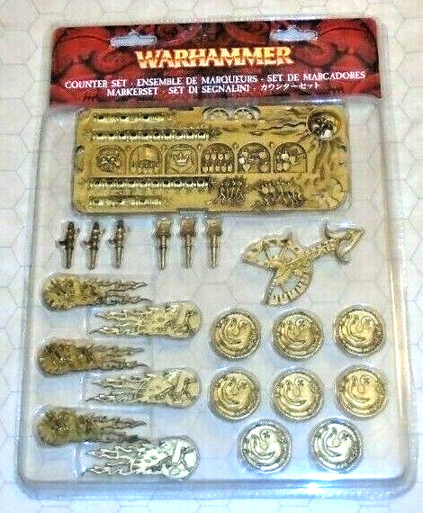 Warhammer Counter Set Limited NIB OOP - Empire Army Gold Coins & Markers