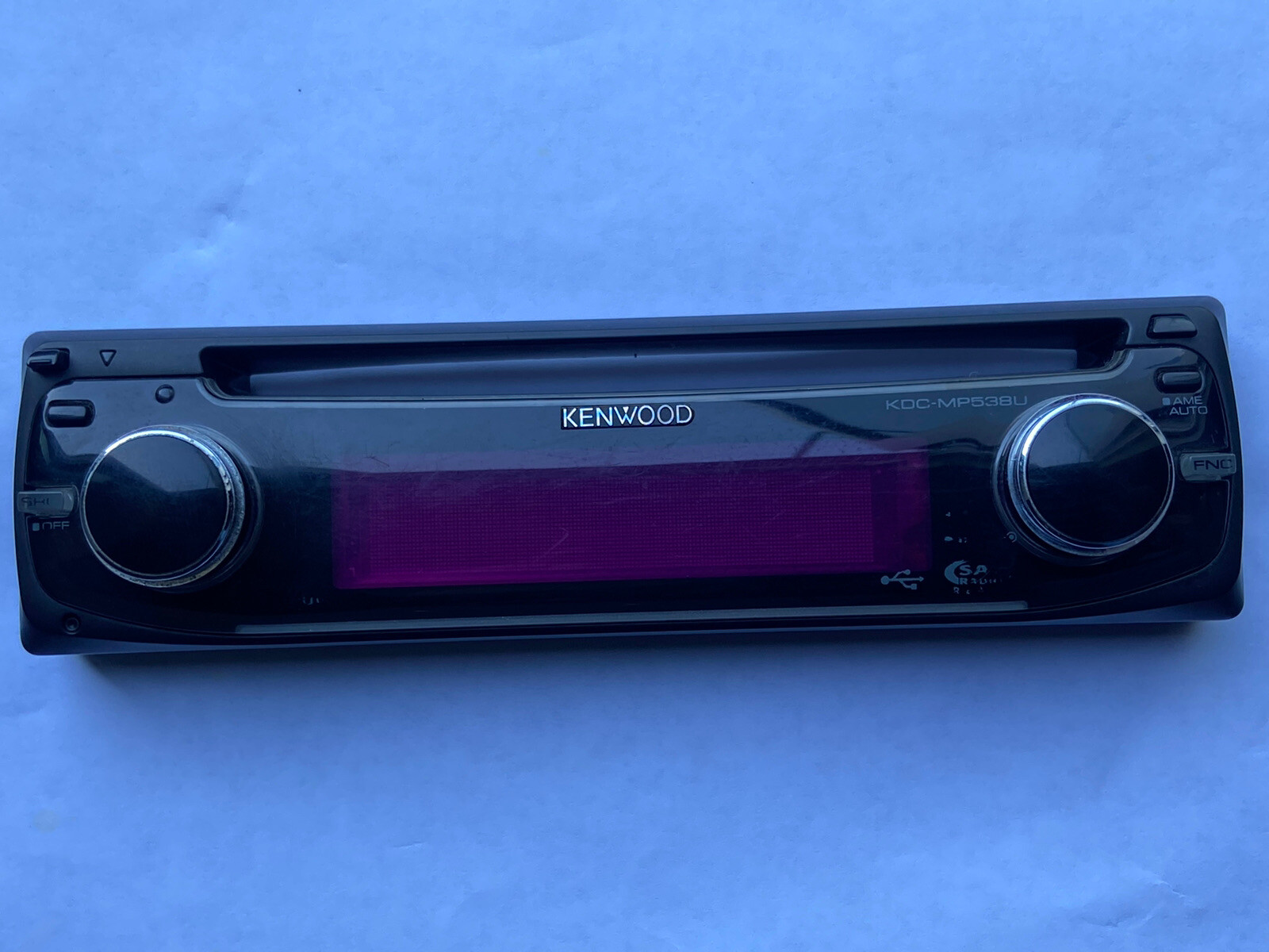 KENWOOD KDC-MP538U FACEPLATE FACEPLATE KENWOOD KDC-MP538U ONLY OEM🟠