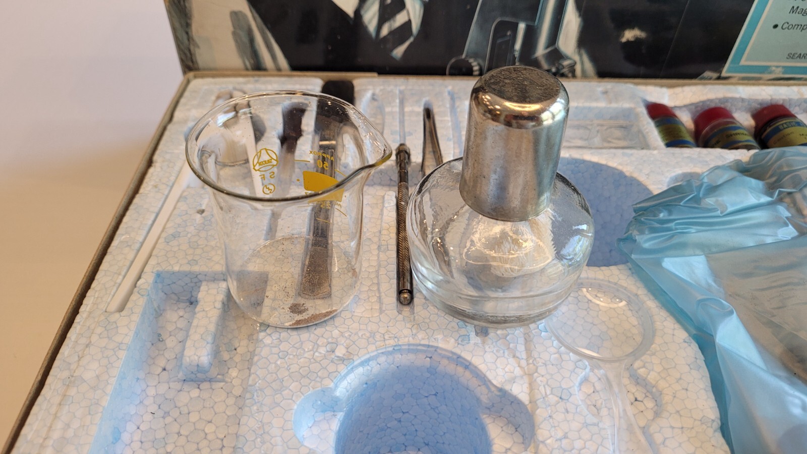 Vintage Sears 750 Power Zoom Micro Lab Kit Master Microscope Kit Model 6378