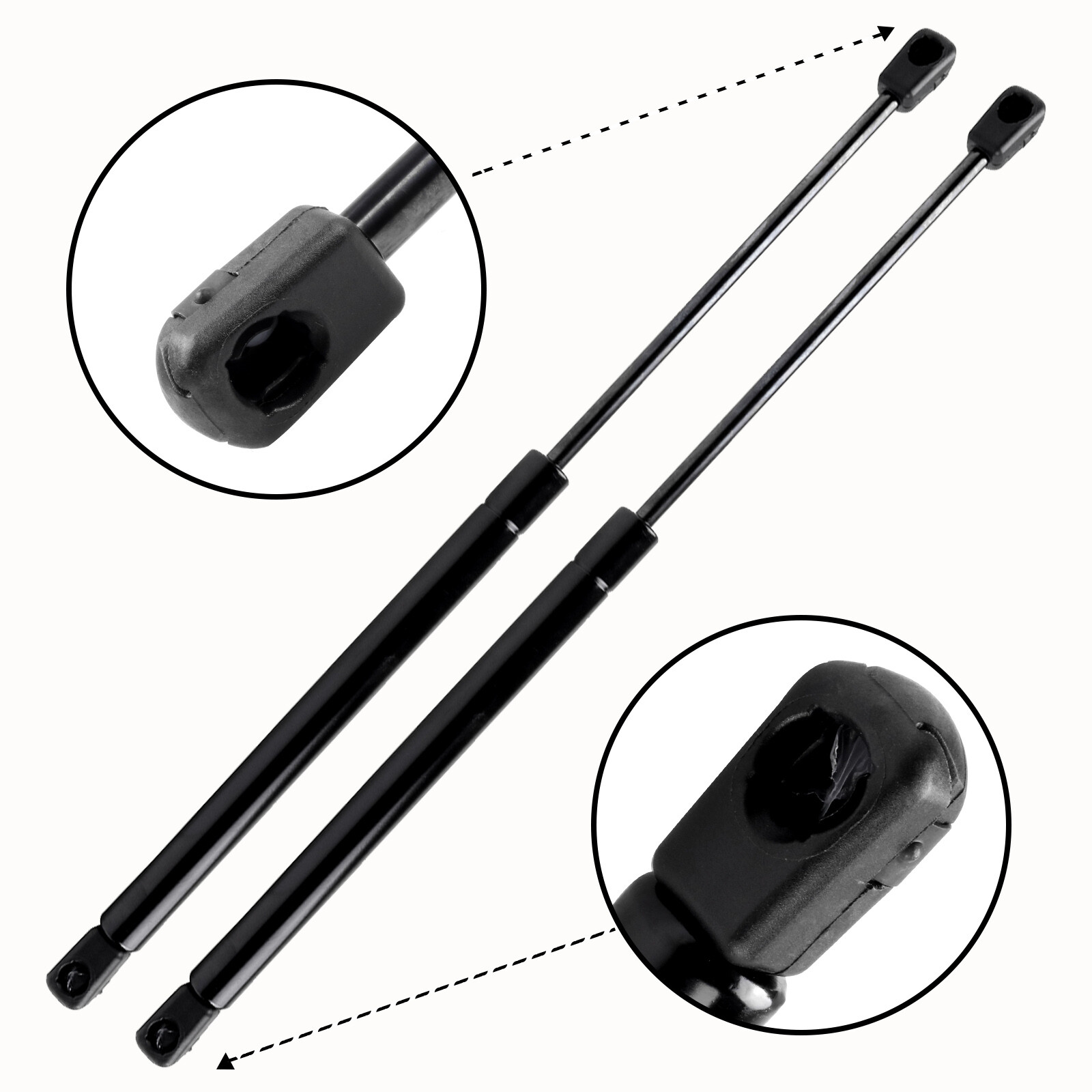 Qty(2) Front Hood Lift Supports Struts Shocks For Chevrolet Captiva 2012-2014
