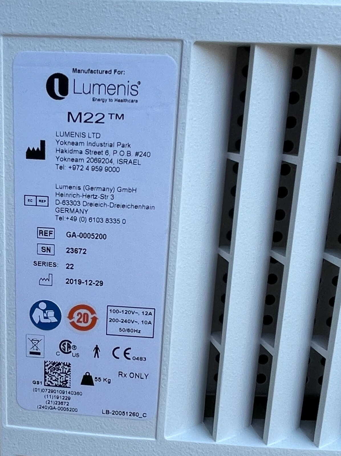 Lumenis M22 2019 IPL