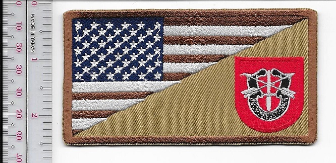 Green Beret Afghanistan Iraq US Army 7th Special Forces Group Airborne NO TARIFF