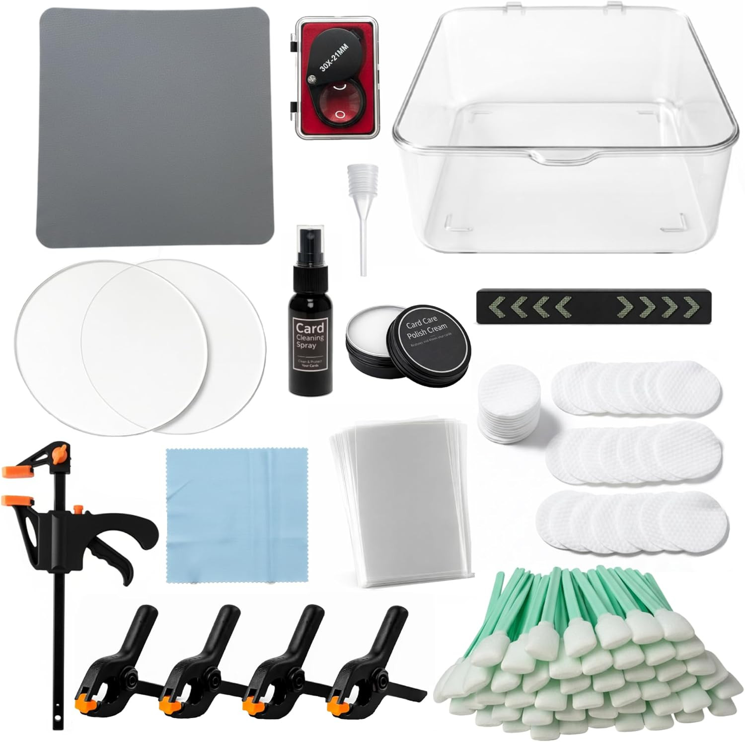 Professional Card Repair Kit – Complete Trading & Sports Card Cleaning Kit with