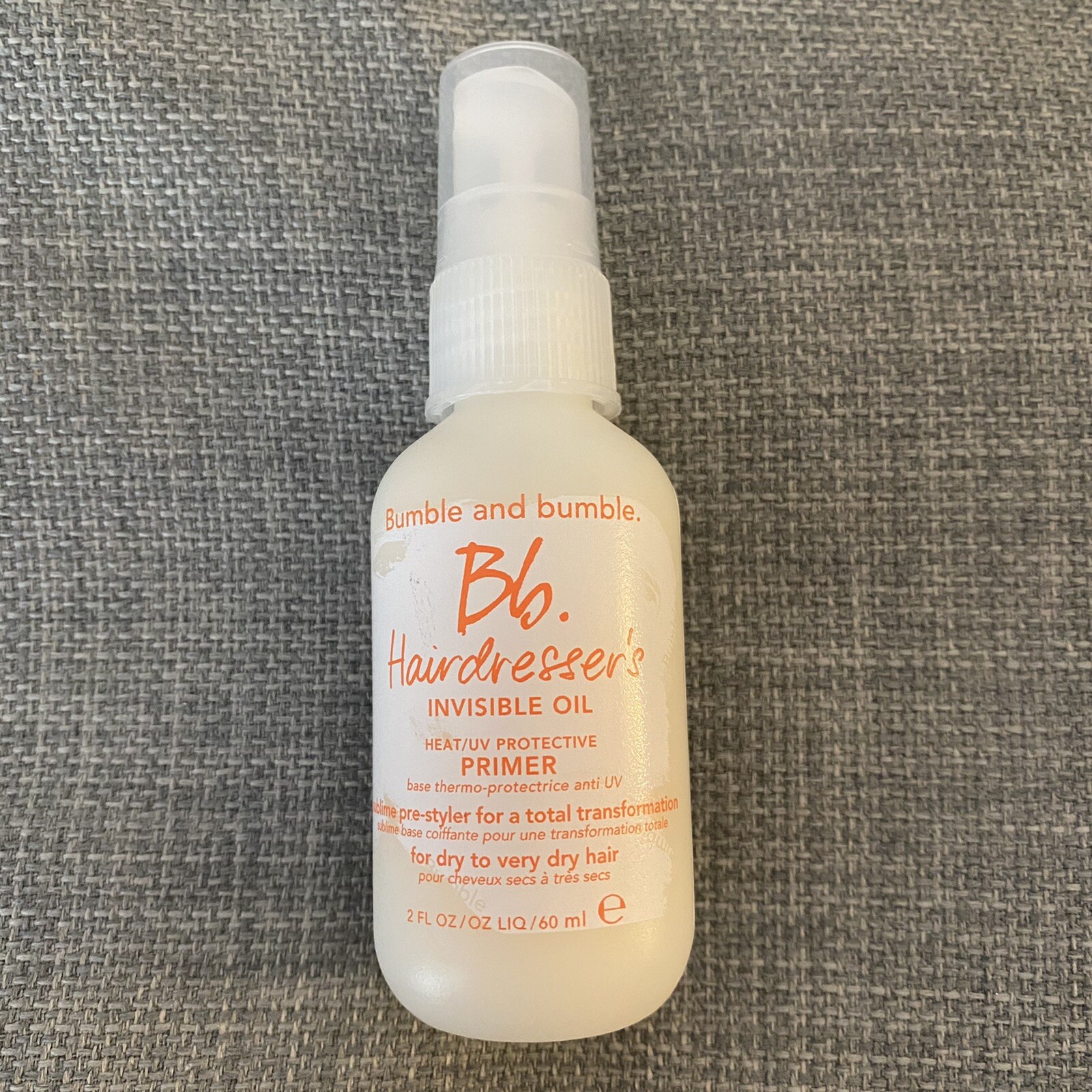 Bumble and Bumble Hairdresser's Invisible Oil Heat/UV Protective Primer 2 oz