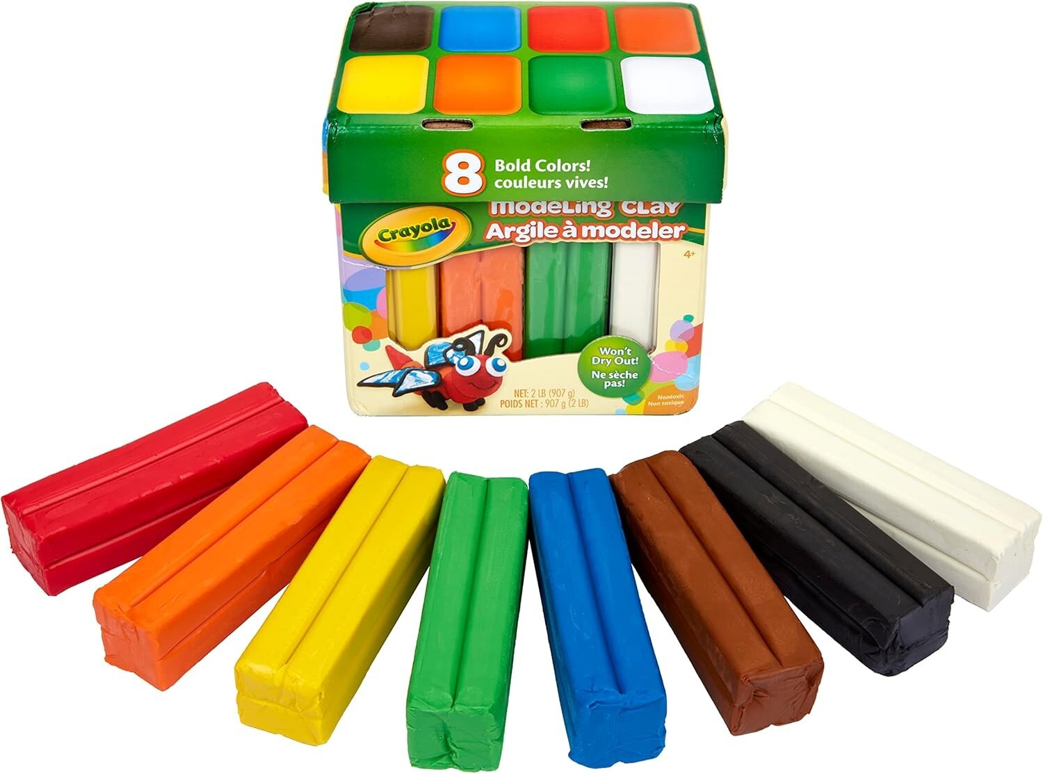 Ultimate 2lbs Modeling Clay Set - Non-Drying, Perfect for Kids 4 & Older