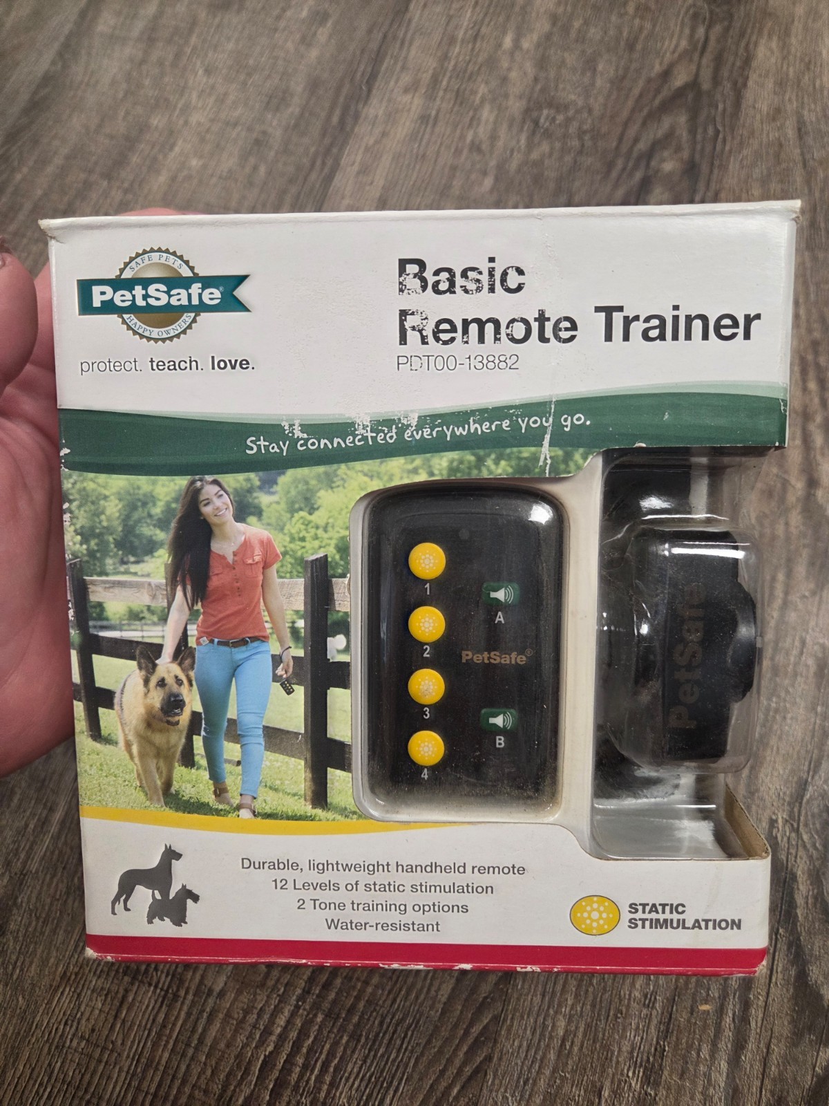 PetSafe Basic Remote Trainer PDT00-13882 Dog Training Collar Static Waterproof
