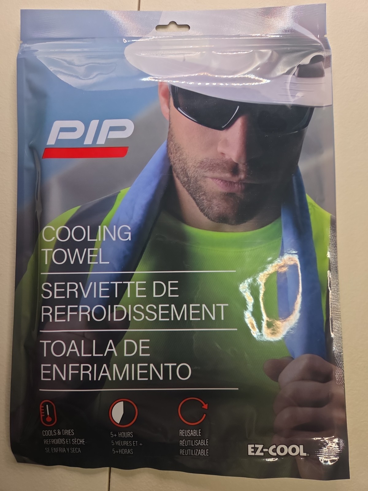 PIP 396-602-B EZ Cool Evaporative Cooling Towel 13"×31" Ready To Use In 30 Secon