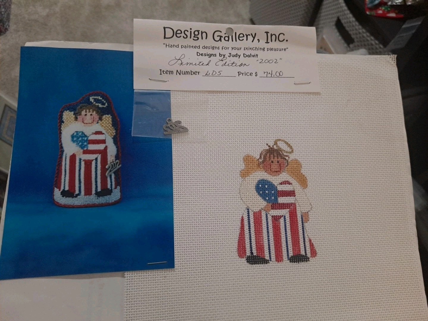 Design Gallery Needlepoint Limited Edition Angel 2002
