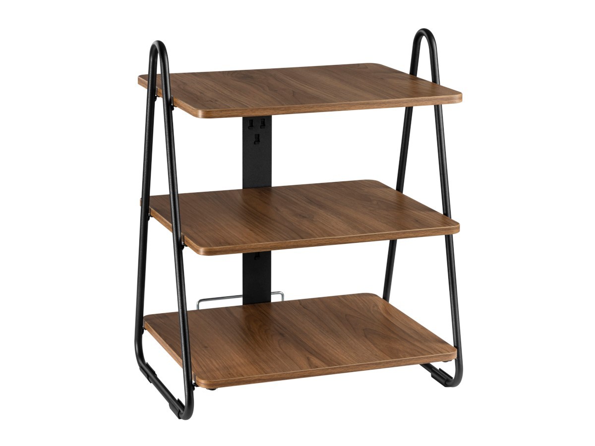 MPM 3 Tiers Industrial Style Storage Rack with Cable Management, Equipment