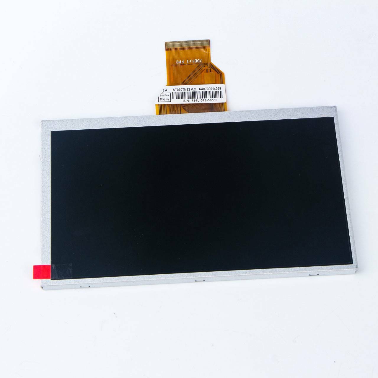 7.0" 800×480 Pixel Format LCD Screen Panel 3mm AT070TN92 V.X PC070TN92
