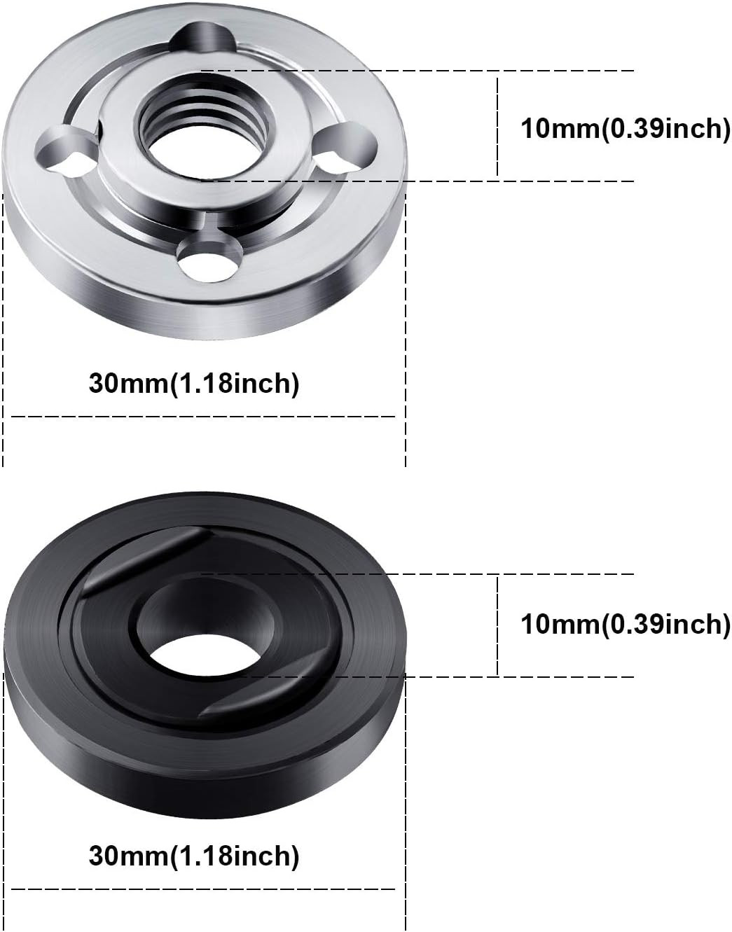 100Mm Angle Grinder Replacement Parts - Grinder Spanner Wrench, Inner Flange Nut