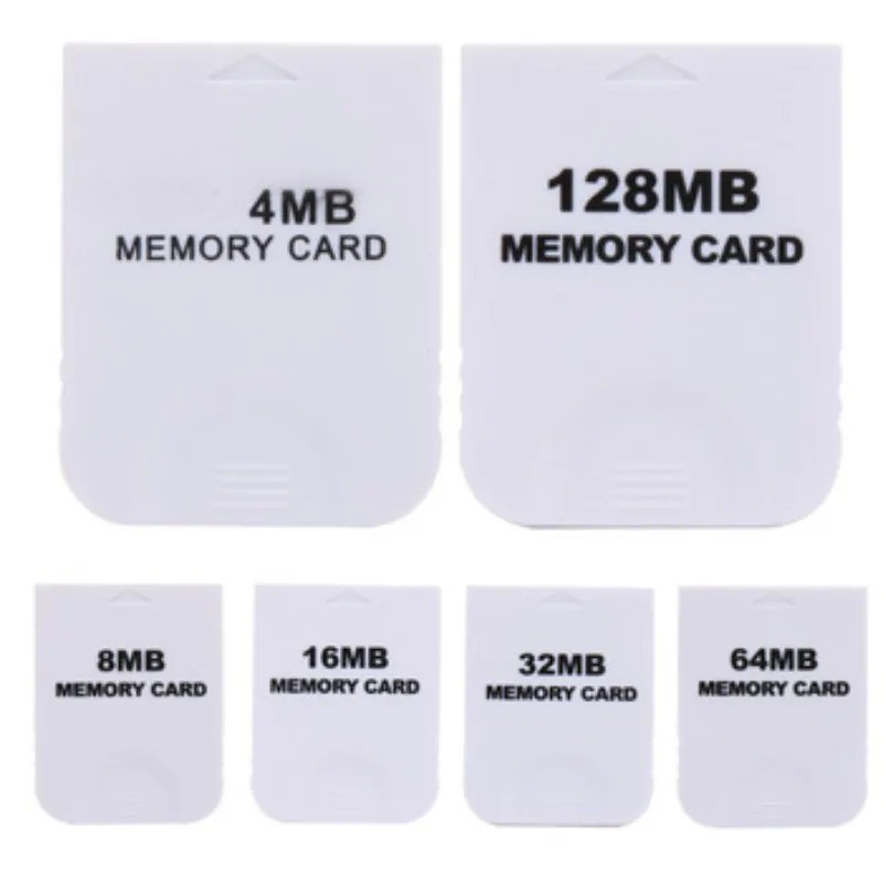 GameCube Wii Memory Card 8MB 16MB 32MB 64MB 128MB Save Card